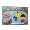 Puzzle magnético explora el mundo