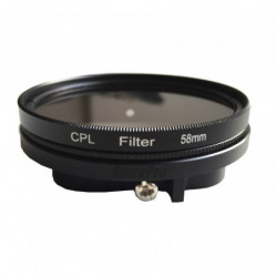 Polarizado Con Adaptador Negro De 58mm Para Gopro Hero 3