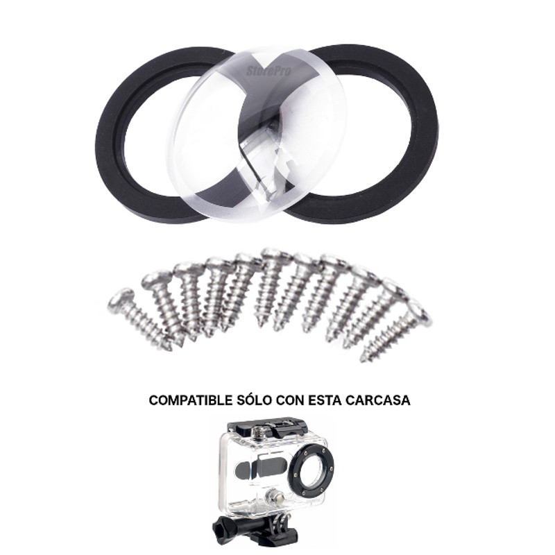 Lente Carcasa Para Gopro Hero 1/2