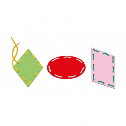 Juego Educativo Montessori Formas Y Cordones