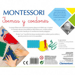 Juego Educativo Montessori Formas Y Cordones