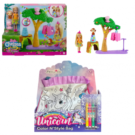 Pack Barbie + cartera unicornio