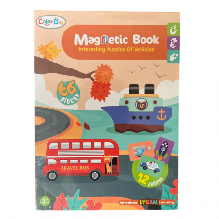 Puzzle magnético caja de transporte