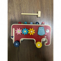 Juguete didáctico de madera martillo