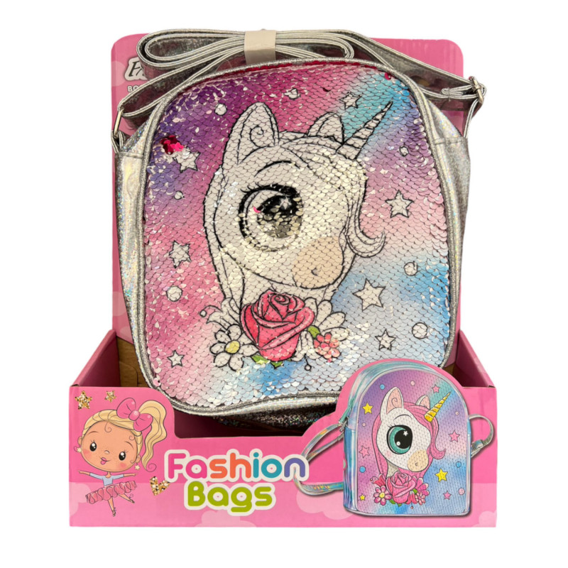 Bolso niña unicornio para decorar