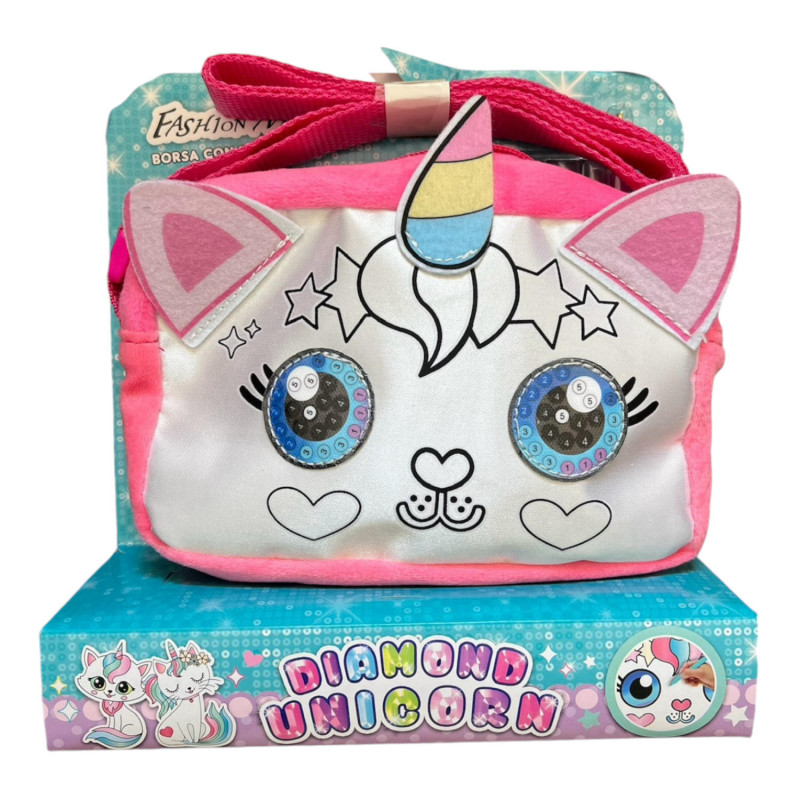 Cartera niña unicornio para pintar