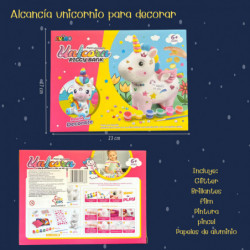 Alcancía Pony para colorear