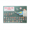 Puzzle magnético explora el mundo