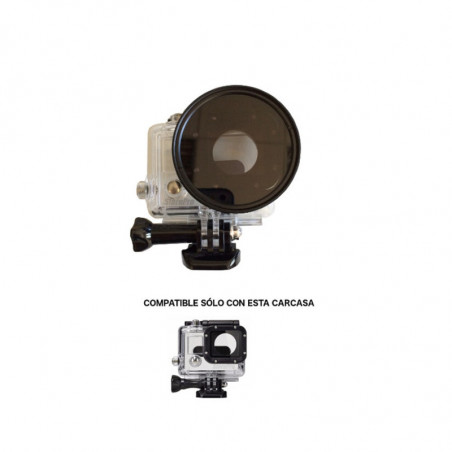 Polarizado Con Adaptador Negro De 58mm Para Gopro Hero 3