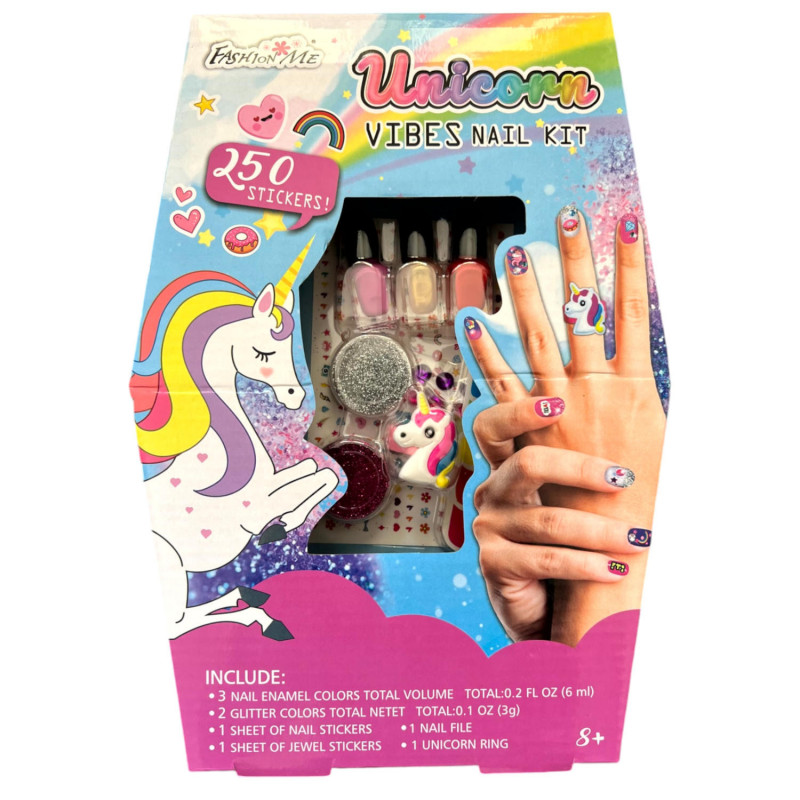 Set de manicure unicornio