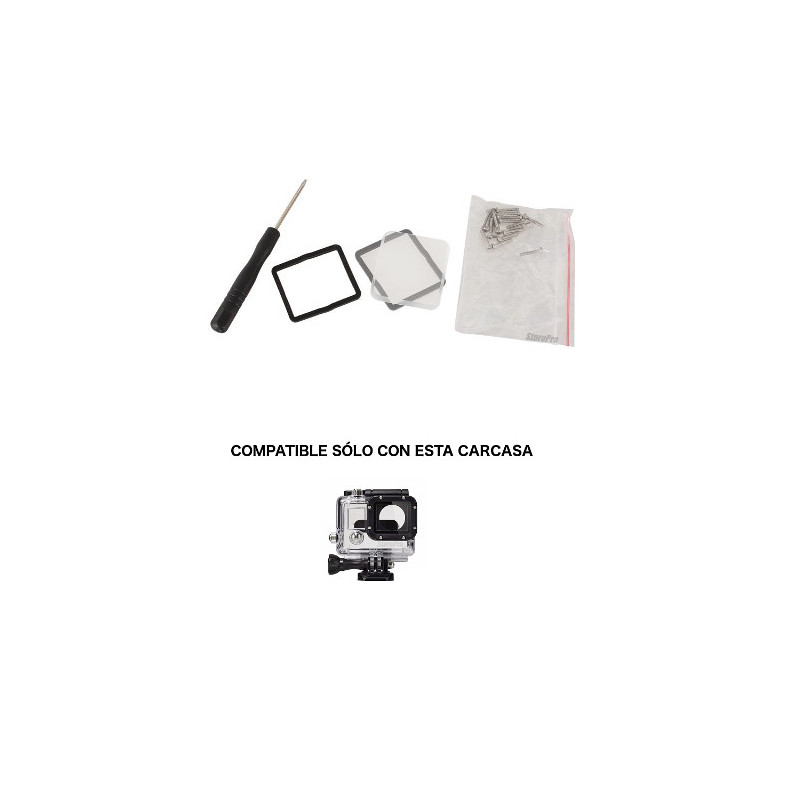 Lente Carcasa Para Gopro Hero 3